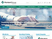 Tablet Screenshot of huntongroup.com